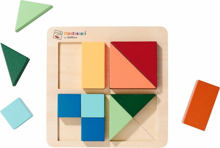 Eichhorn EH Montessori Formen Puzzzle (12 Teile)