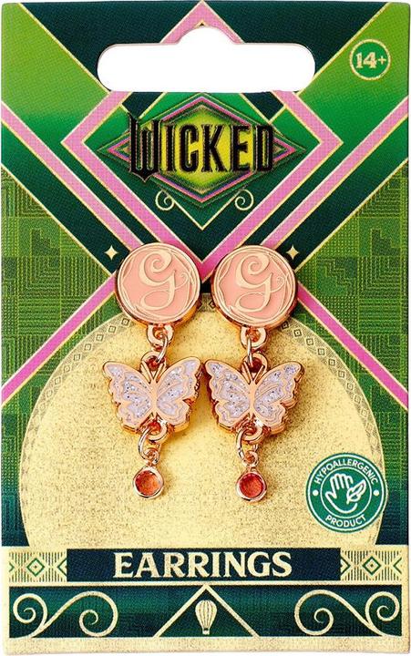 Produktbild Wicked Schmetterling Ohrringe Glinda Vergoldet (100% synthetisches Material)