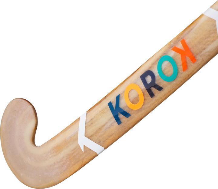 Produktbild Korok Kinder Hockey Schläger Indoor Holz - FH100 mehrfarbig (34 cm, Links)