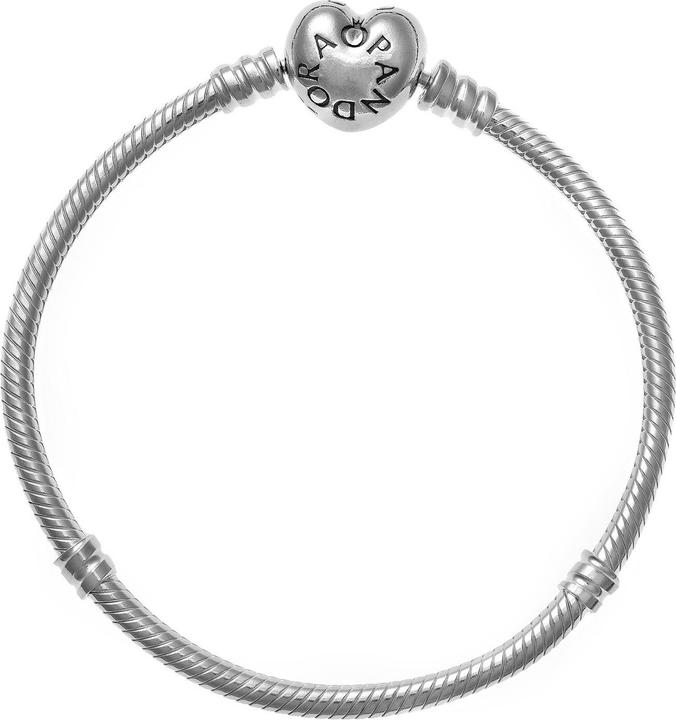 Immagine prodotto Pandora Bracciale con chiusura a cuore (17 cm, Argento)