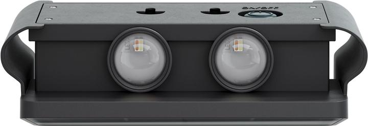 Produktbild Goobay LED-Solar-Wandleuchte Quadros, schwarz (50 lm, IP44)