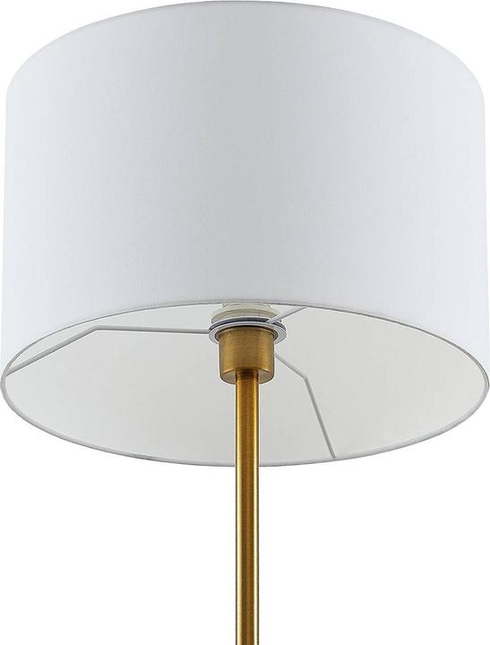 Actual product image Lindby Aovan floor lamp with shelf and USB, bronze (E27)