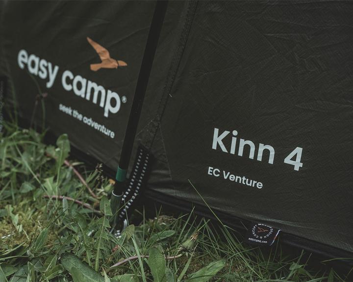 Produktbild Easy Camp Kuppelzelt Kinn 4 (olivgr?n, mit Tunnel-Anbau, Modell 2025) (Kuppelzelt, 8.60 kg, 4 Personen)