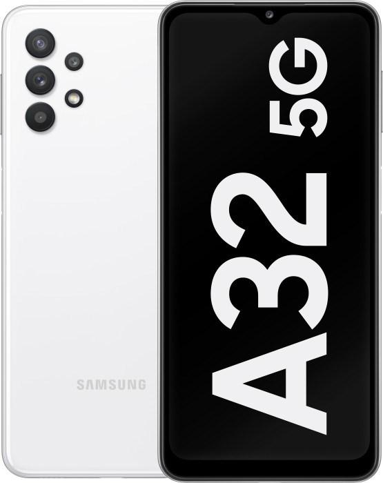 Produktbild Samsung Galaxy A32 5G EU (64 GB, White, 6.50", Dual SIM, 48 Mpx, 5G)