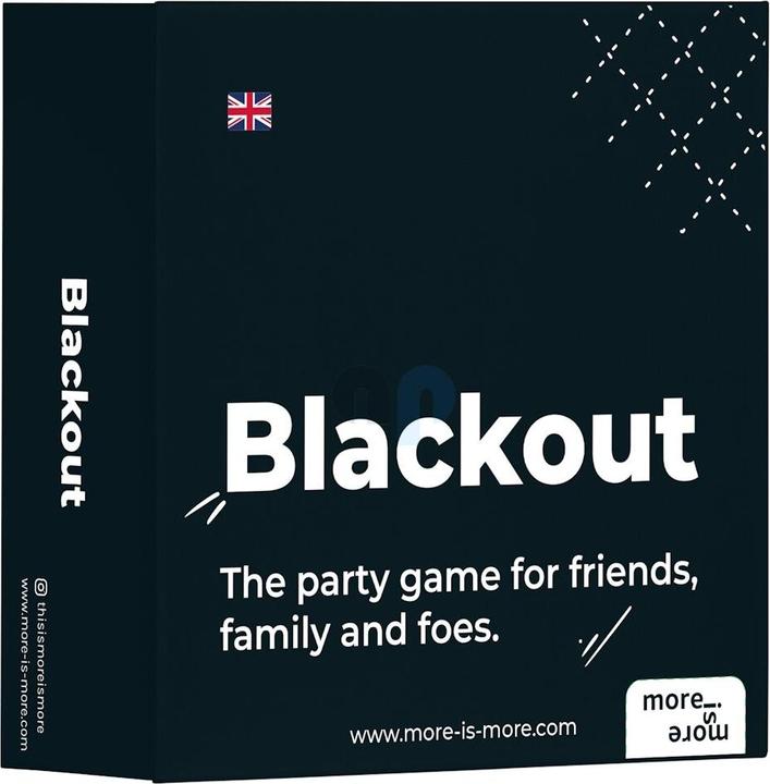 Immagine prodotto More is more Blackout - Il party game per amici, familiari e nemici. (Inglese)