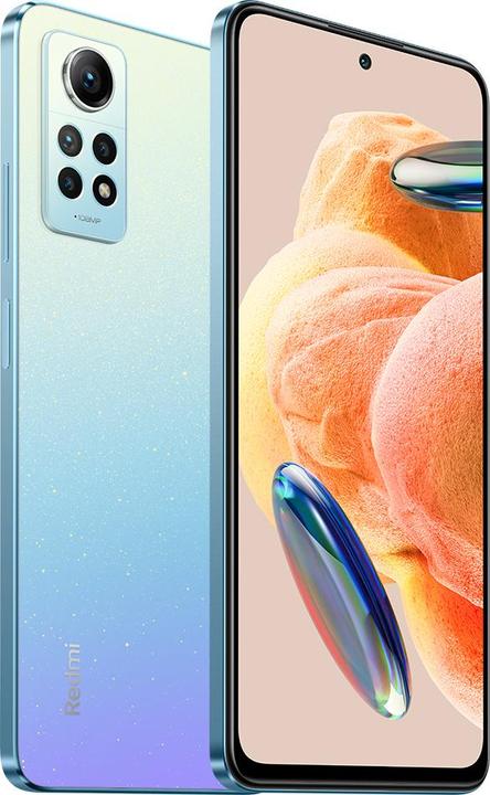 Produktbild Xiaomi Redmi Note 12 Pro 4G (256 GB, Glacier Blue, 6.67", Dual SIM, 108 Mpx, 4G)
