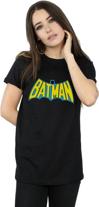 Batman Retro Logo Baumwolle Boyfriend TShirt
