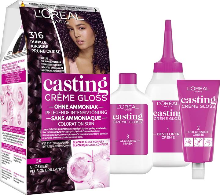 Actual product image L'Oréal Paris Casting Crème Gloss (316 Dark Cherry)