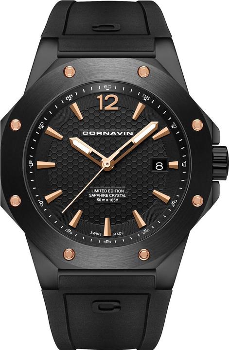 Actual product image Cornavin Downtown 3-H (Analogue wristwatch, 41 mm)