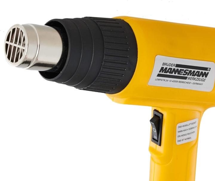 Actual product image Mannesmann Hot air blower incl. accessories