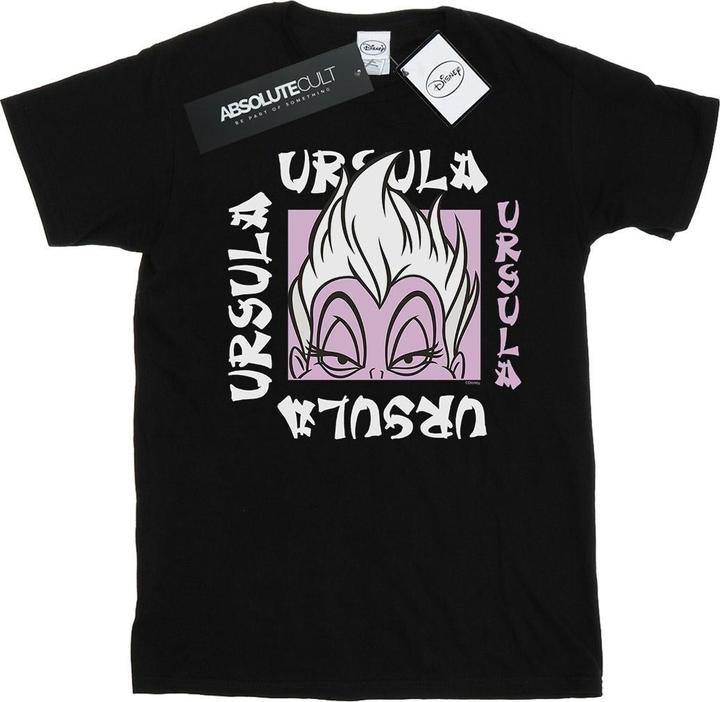Actual product image Disney Womens/Ladies Ursula Take Out Cotton Boyfriend T-Shirt (XXL)