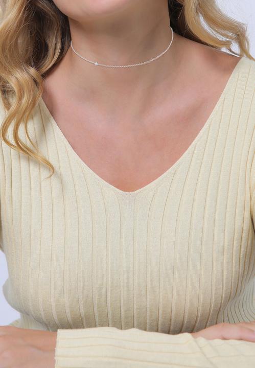 Produktbild Elli Choker Erbskette mit Zirkonia Kristall (Sterling Silber, 36 cm)