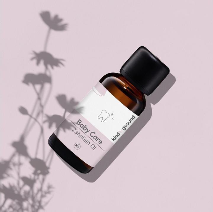 Actual product image Kindgesund Baby Care Tooth Delicate Oil 30 ml