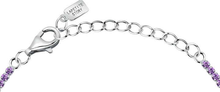 Produktbild La Petite Story - Silver tennis bracelet with pink zircons Silver LPS05AWV64 (19 cm, Silber 925)