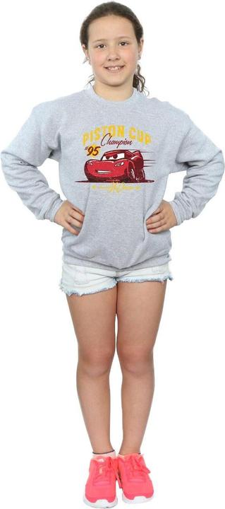Actual product image Disney Girls Cars Piston Cup Champion Sweatshirt (128)