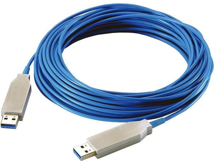 Actual product image Exsys USB 3.0 cable EX-K1682 fiber optic 50 m (50 m, USB 3.2 Gen 1)