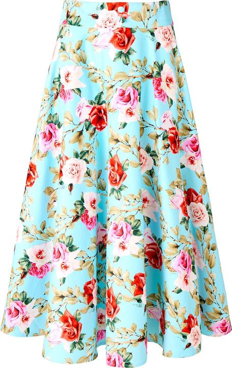 Joe Browns Flattering Vintage Rose Print Full Skirt