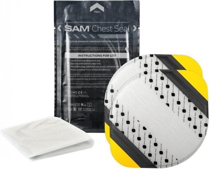 Immagine prodotto SAM Medical Guarnizione toracica / Toppa toracica senza valvola Confezione doppia