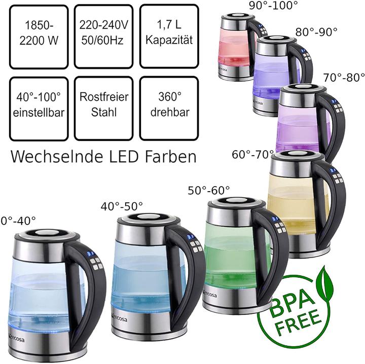 Immagine prodotto Ecosa Bollitore (1.70 l)