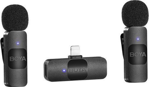 Actual product image Boya BY-V2 wireless microphone