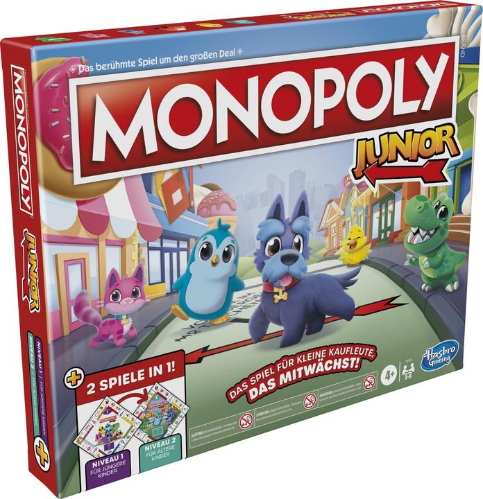 Actual product image Monopoly Junior 2 in 1 (German)