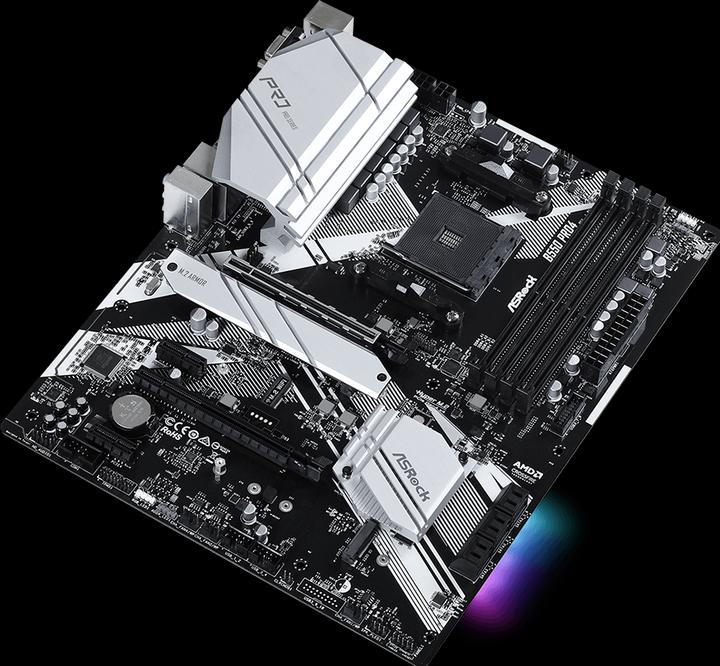 Actual product image AsRock B550 Pro4 (AM4, AMD B550, ATX)