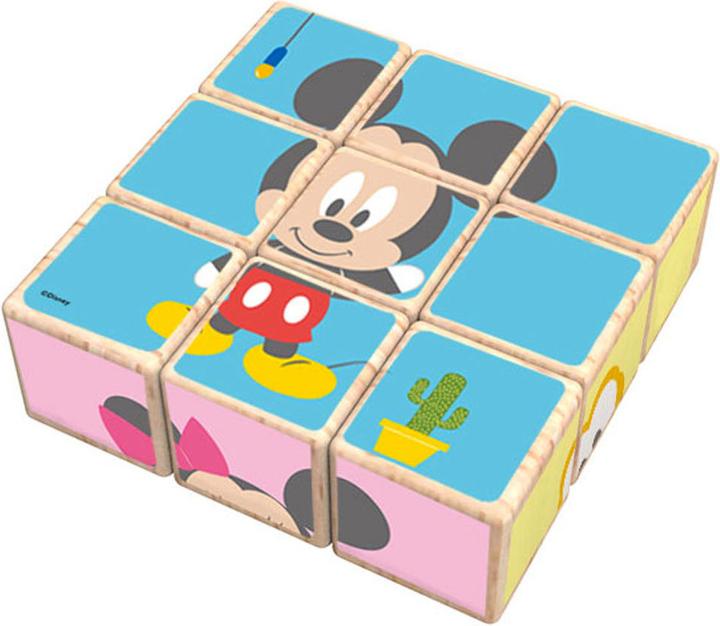 Immagine prodotto Disney Puzzle a blocchi di Topolino in legno (9 pezzi)