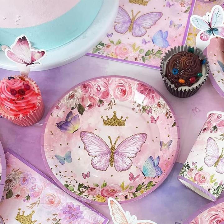 Image du produit ASMI Set de fête papillon de 116 pièces