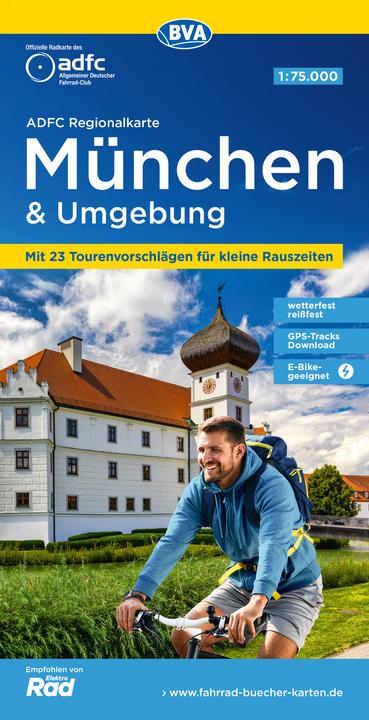 Immagine prodotto ADFC-Regionalkarte München und Umgebung