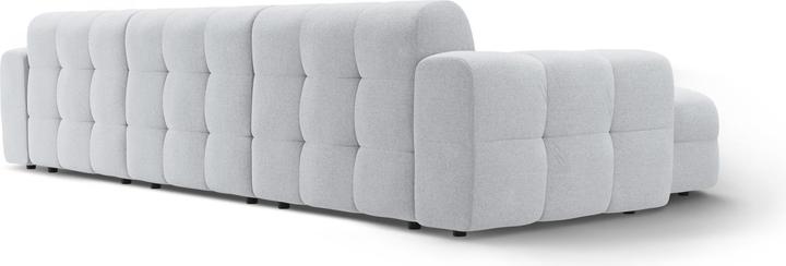 Actual product image Micadoni Velvet Left Corner Sofa, "Kendal", 5 Seats, 357x173x79Made in Europe (Corner sofa)