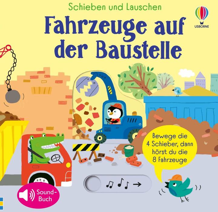 Produktbild Schieben und Lauschen: Fahrzeuge auf der Baustelle (Deutsch)