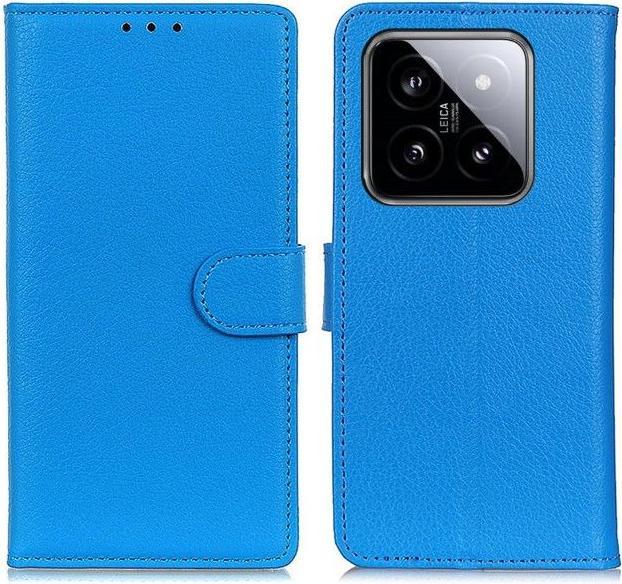 Image du produit MU Classic Série de couvertures de livres en cuir Litchi (Xiaomi 14 Pro)