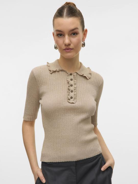 Produktbild Vero Moda AWSHIRLI Gestricktes Poloshirt Polo (S)