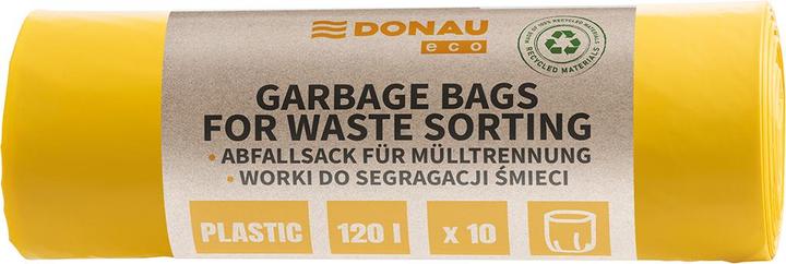 Actual product image Donau Mllscke ECO, for plastic separation, 120l, 10 pieces, yellow (10 x, 120 l)