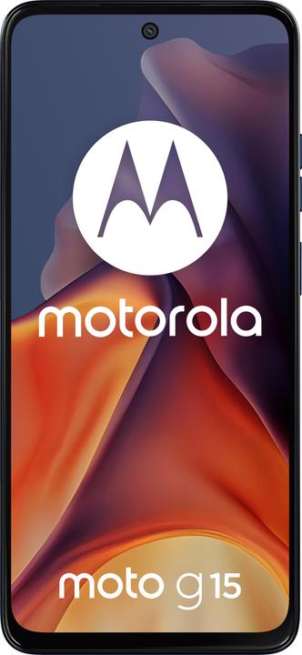 Actual product image Motorola Moto G15 (128 GB, Sea Blue, 6.72", Dual SIM, 50 Mpx, 4G)