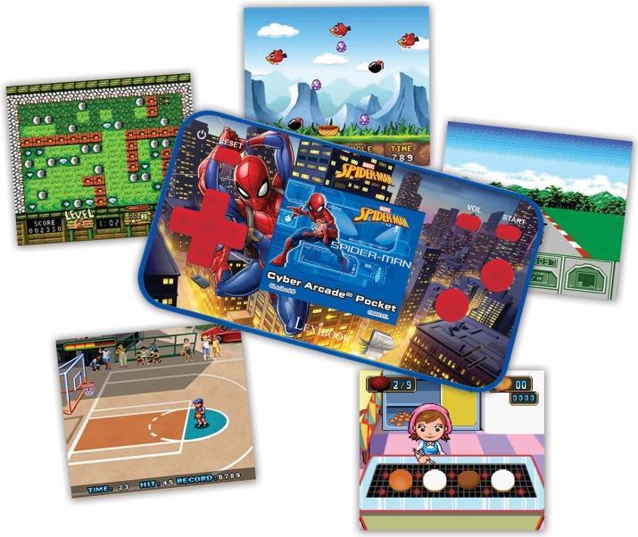 Immagine prodotto Lexibook Spider-Man - Console portatile Cyber Arcade® Pocket 1.8" (JL1895SP)