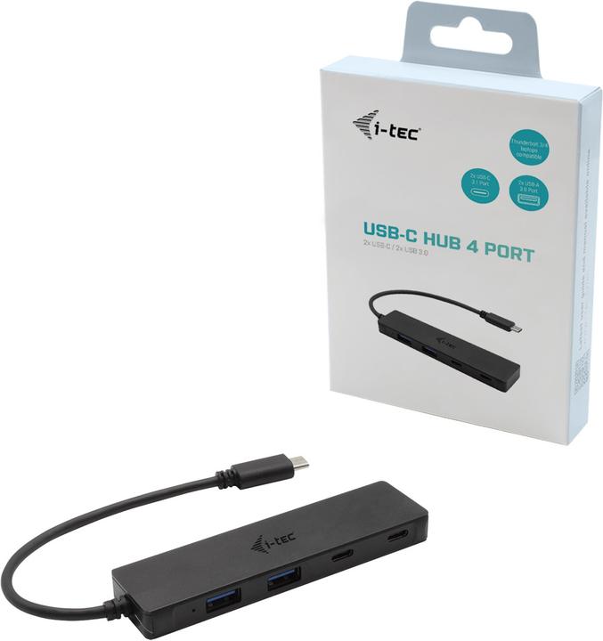 Produktbild i-tec USB-C Metal Hub (USB-C, 4 Ports)