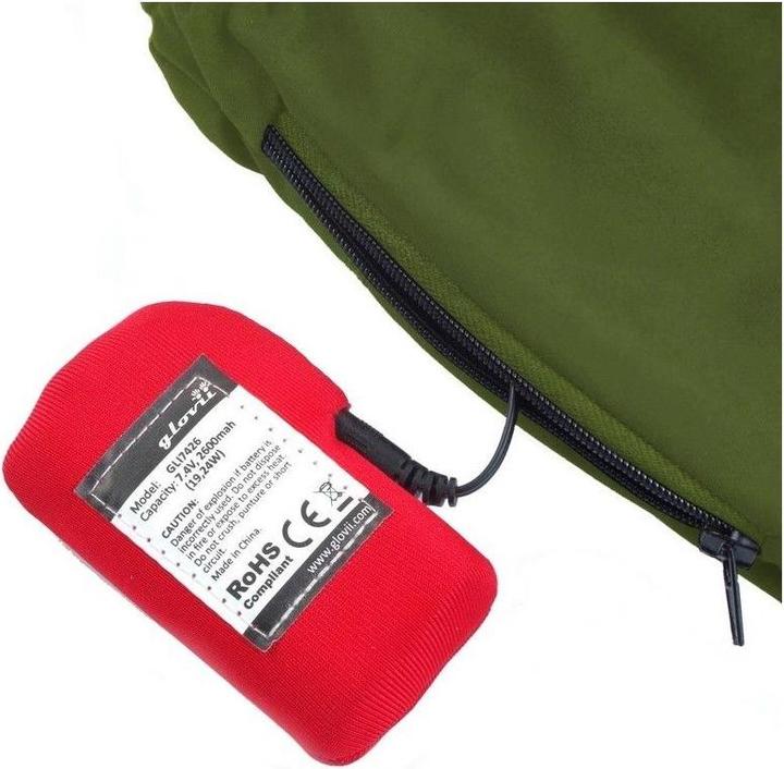 Actual product image Glovii GP1C heated trousers - Green XL (XL)