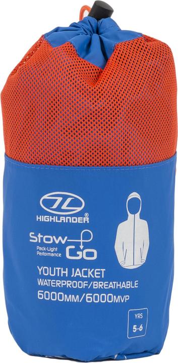 Immagine prodotto Highlander Stow & Go Bambini Blu Pky Jkt - 7/8 (6 7/8)