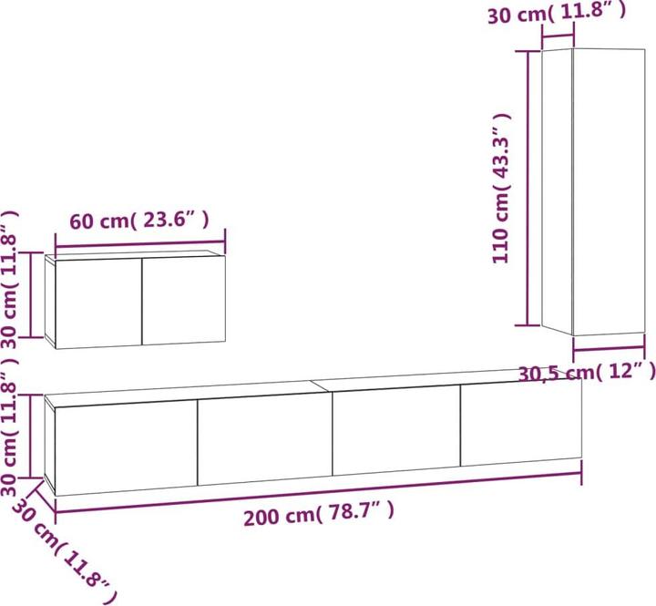 Image du produit VidaXL Amani (100 x 30 x 30 cm)