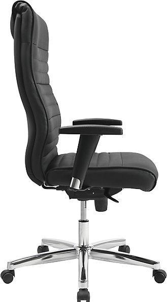 Actual product image Topstar Executive chair PRIME TIME 100, PT19TA80 black leather, chrome frame