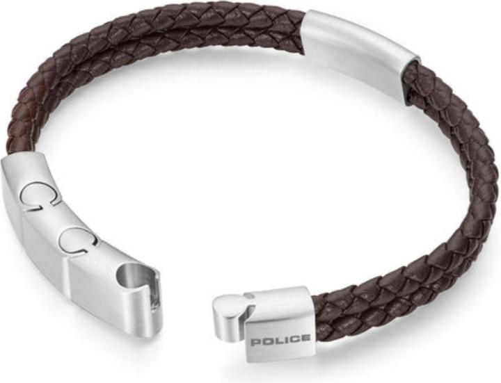 Produktbild Police Parallel Armband (19 cm, Edelstahl, Leder)
