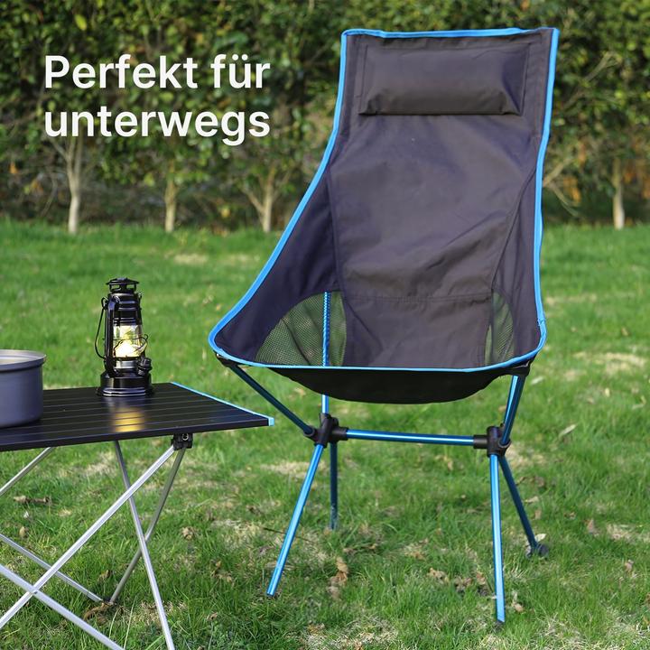 Image du produit Hermex Chaise de camping Chaise de plage Chaise pliante d'extérieur