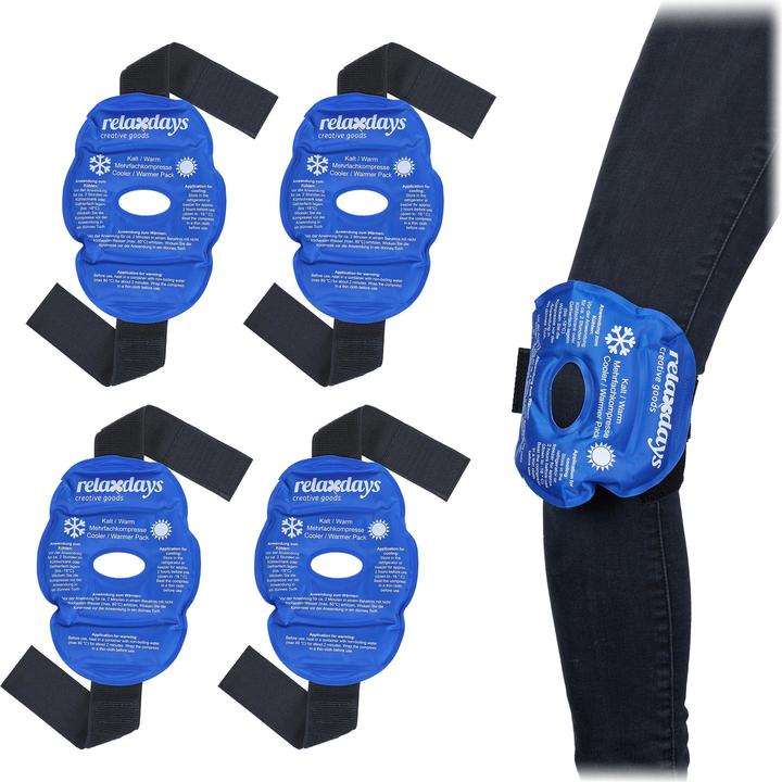 Image du produit Relaxdays Coussinets de refroidissement pour les genoux (4 x, 1080 g)
