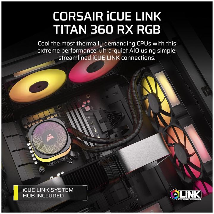 Produktbild Corsair iCUE LINK TITAN 360 RX RGB