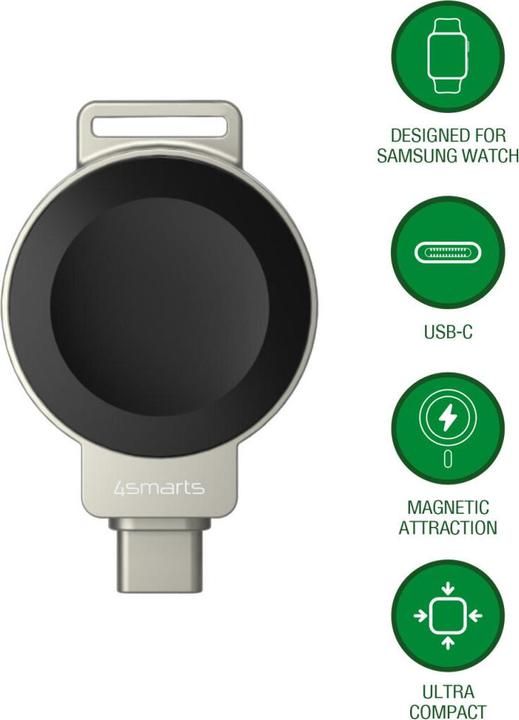 Immagine prodotto 4smarts Wireless Charger für Smartwatches (2.50 W)