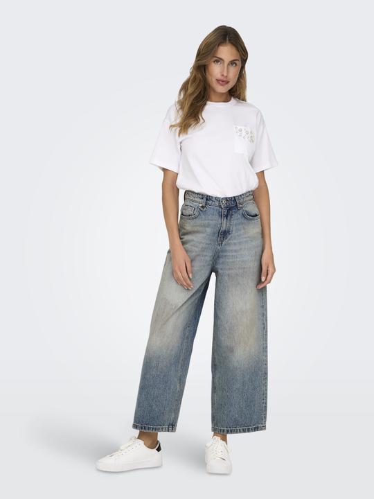 Image du produit Only ONLLAFAYETTE Mittlere Taille Weiter Beinschnitt Jeans Jeans mit weitem Bein (26)