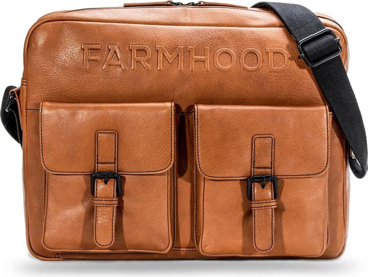 Farmhood Memphis Aktentaschen Messenger Leder 38 cm Laptopfach