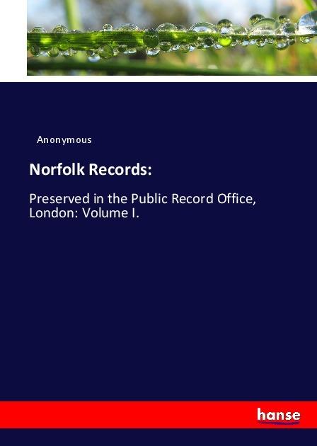 Produktbild Norfolk Records: (Anonym, 2017)