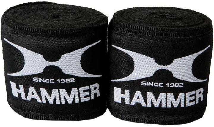 Produktbild Hammer Boxbandagen, elastisch 3,5m (schwarz)